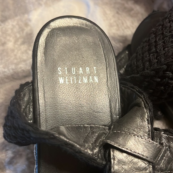 Black strappy sandal wedges - Picture 4 of 4